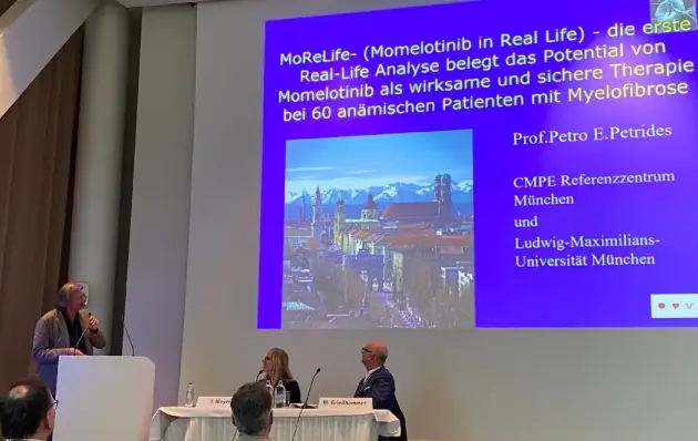 Dr. Petrides bei ‍Jahrestagung der Deutschen, Österreichischen und Schweizer Gesellschaften für Hämatologie und Onkologie, Basel, Schweiz 11.10.20